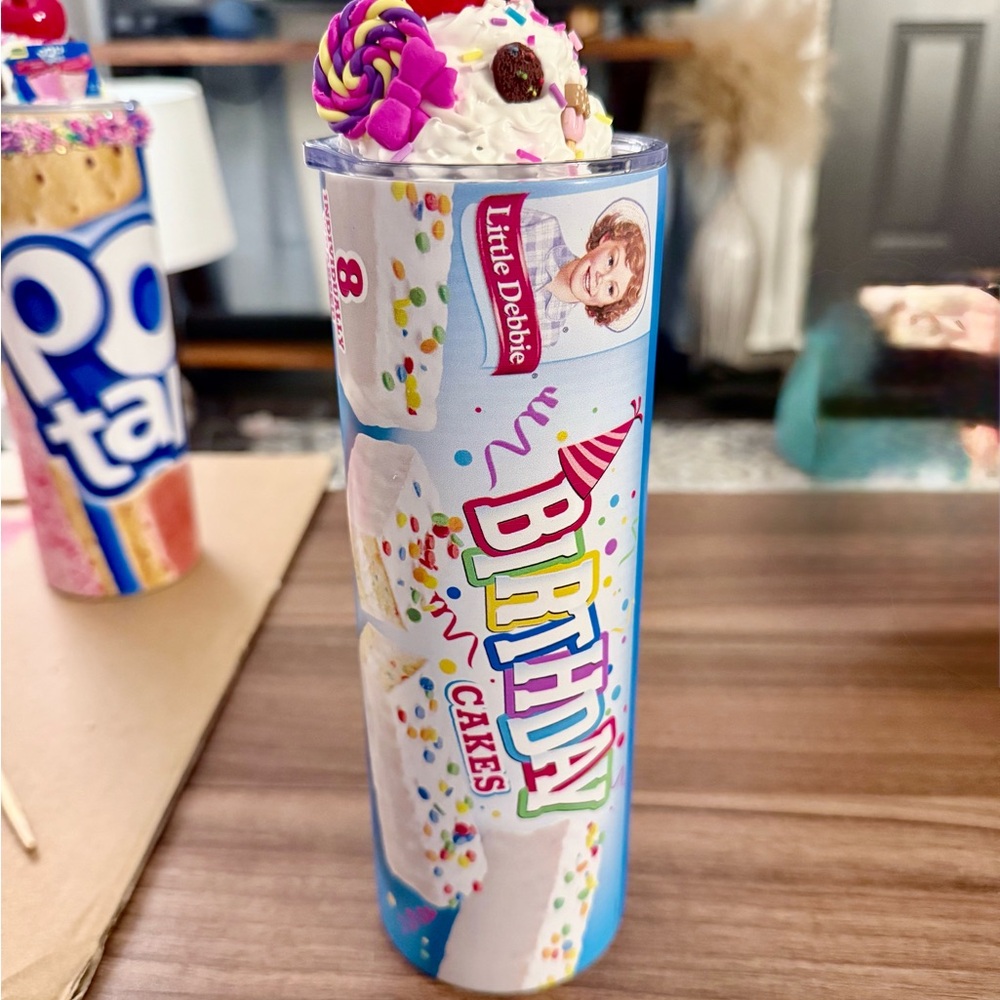 Lil Debbie Birthday Cakes Tumbler
